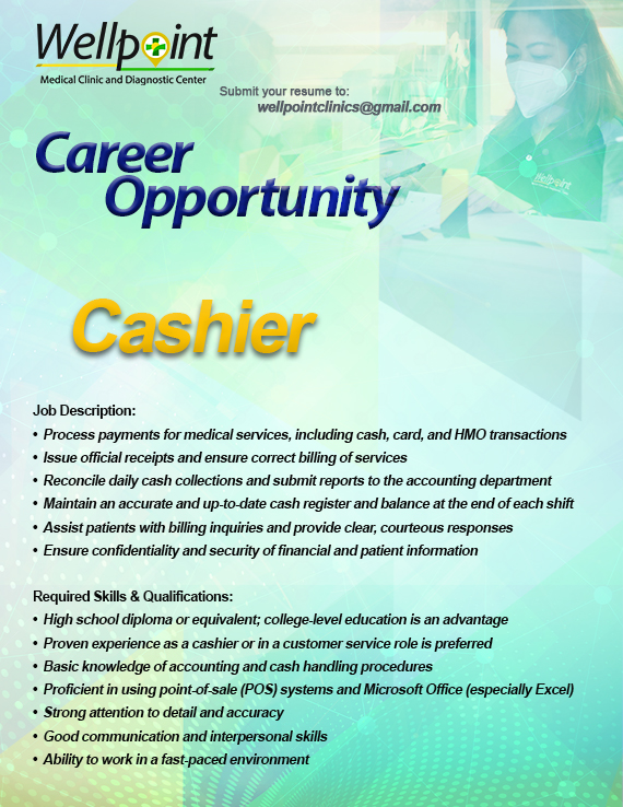 Cashier Hiring